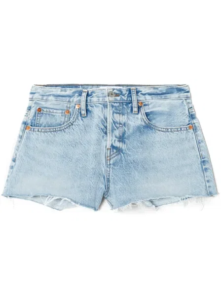 Pantaloni scurți din denim Re/done albastru