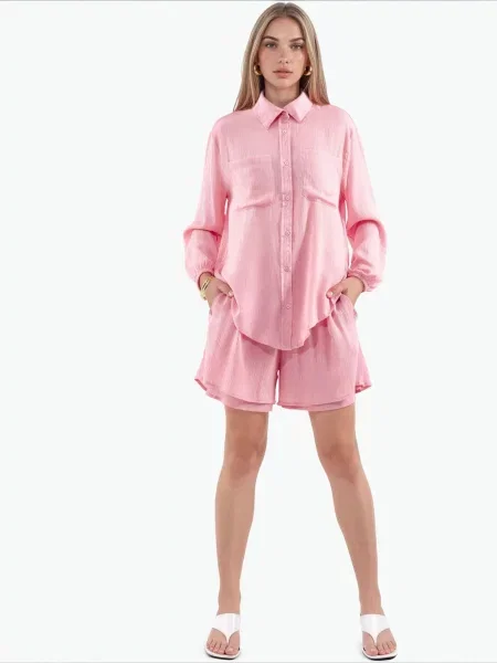 MSN Collection Obleka za doma rosé