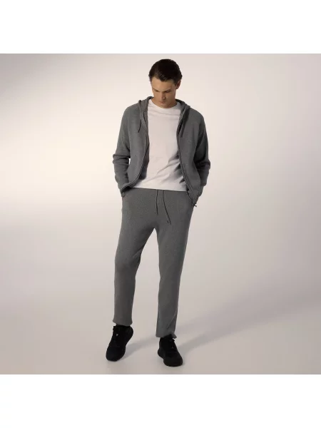 Reserved Žerzejové kalhoty joggers světle šedá