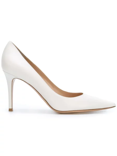 Pantofi cu toc Gianvito Rossi alb