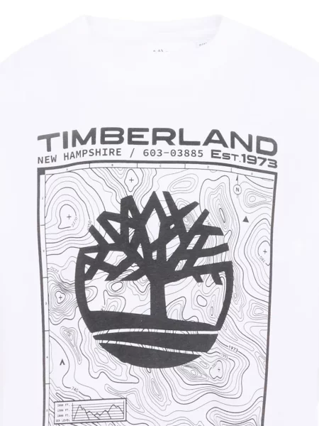 Koszulka dziecięca Timberland biała