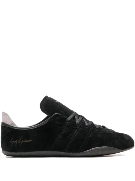 Tricou polo Adidas cu dungi alergare cu autograf negru