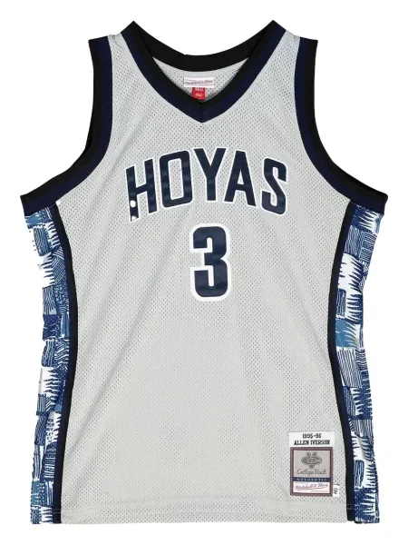 Cămașă Mitchell & Ness din jerseu gri