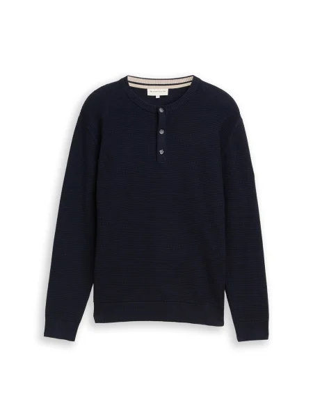 TOM TAILOR Pulover închis albastru