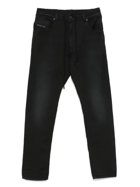 Blugi Diesel cu broderie negru