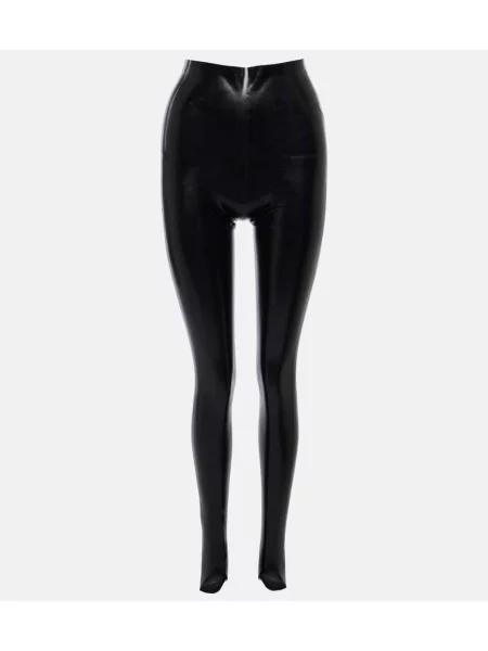 Legginsy Alaïa czarne