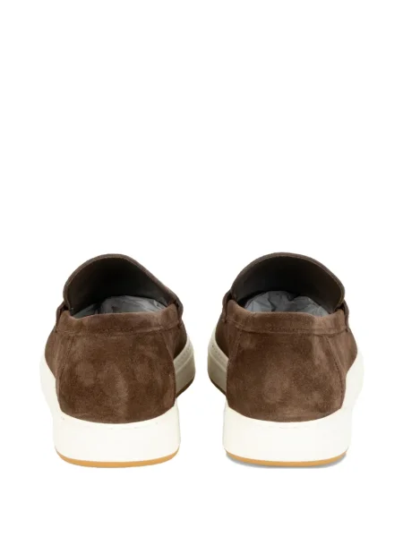 Pantofi loafer Hogan din piele de căprioară maro