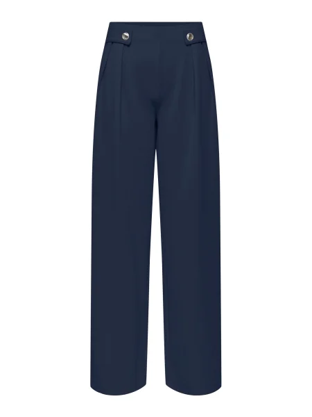 JDY Pantaloni cutați JDYLOUISVILLE închis albastru