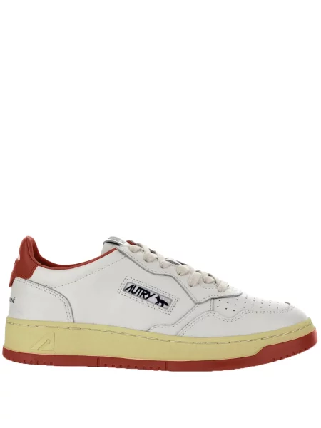 Bőr sneaker Autry fehér