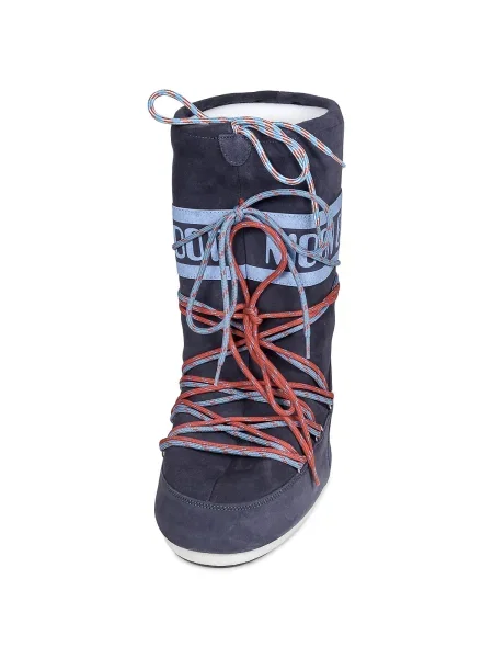 Moon Boot cizme de iarna MB ICON SUEDE LACES albastru