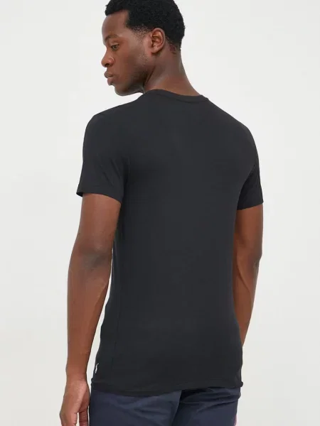 Tričko Polo Ralph Lauren 3 Pack černá