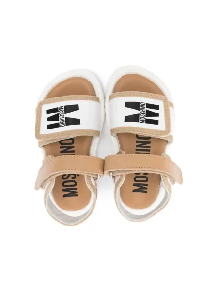 Sandały dziecięce Moschino białe