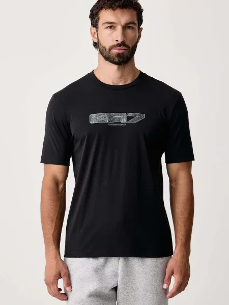 Emporio Armani tricou pentru bărbați din negru