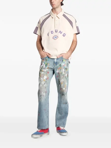 Tricou polo Found cu broderie