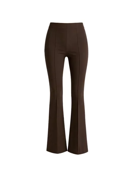 Pantaloni Vince evazate maro