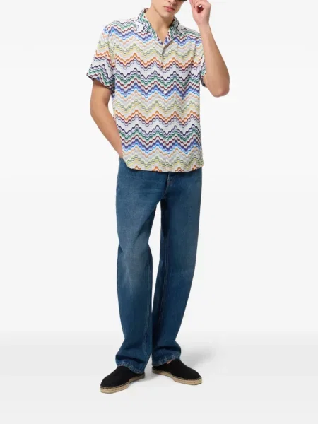 Cămașă Missoni cu imagine alb