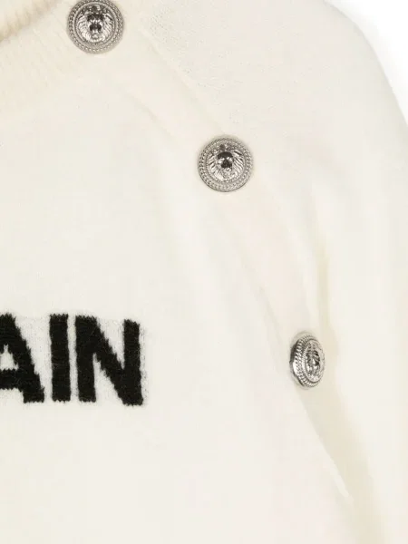 Sweter dziecięcy Balmain biały