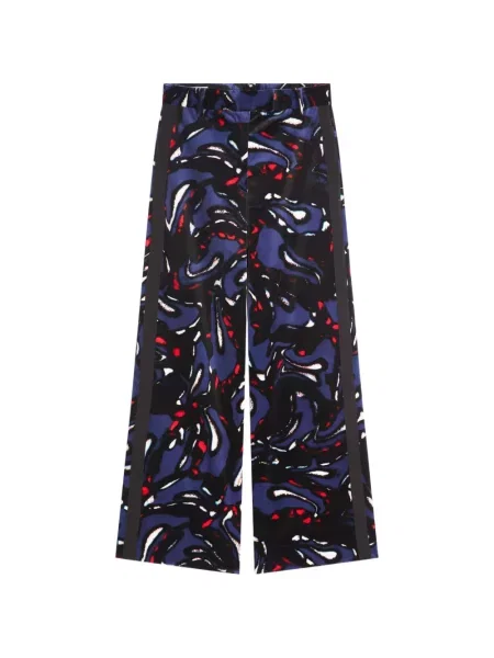 Pantaloni Dries Van Noten albastru