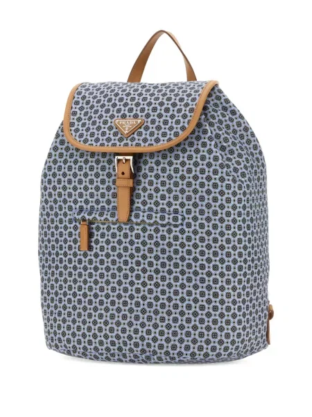 Rucsac Prada din piele albastru