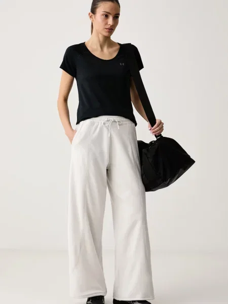 Under Armour pantaloni de antrenament pentru femei Performance Fleece bej