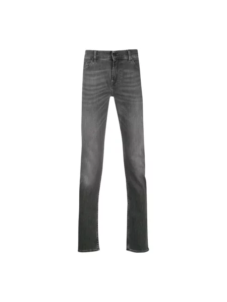 Skinny jeansy skinny 7 For All Mankind szare