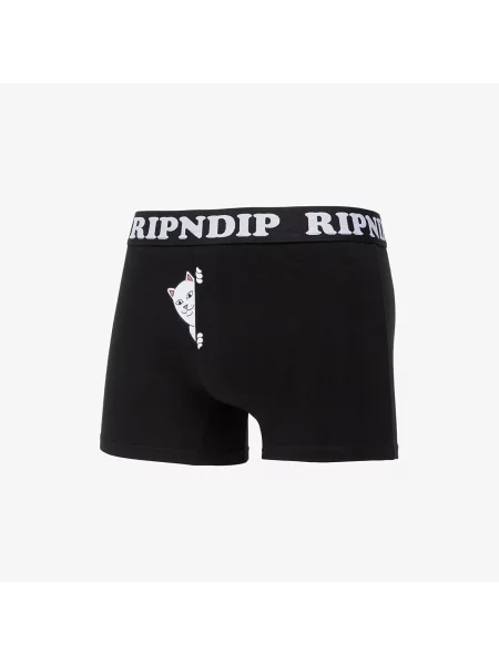 Boxerky RIPNDIP Peek A Nermal Boxers Black M černé
