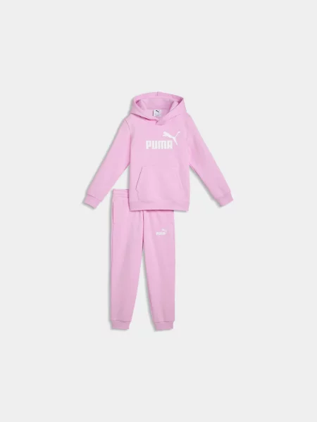 Дитячий Спортивний костюм PUMA Ess Logo Sweat Suit комбінований верх рожевий