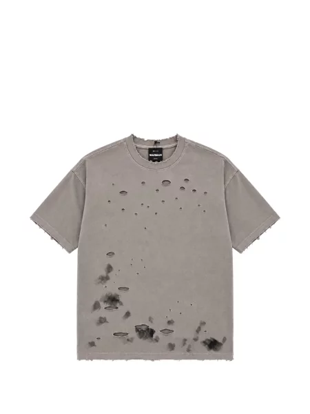 Tricou Warman zdrențuiți gri