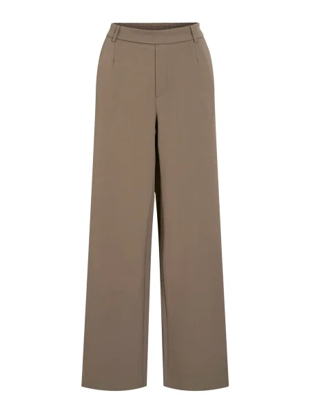 VILA Pantaloni VIVarone cappuccino maro