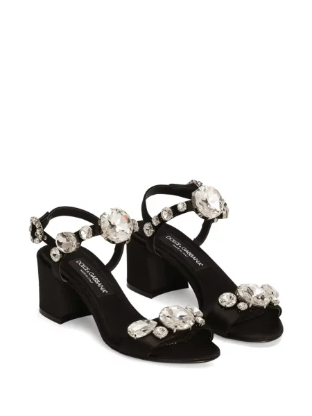 Σανδάλια Dolce & Gabbana με πετραδάκια μαύρο