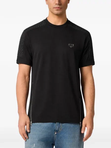 Matlasat tricou Philipp Plein negru