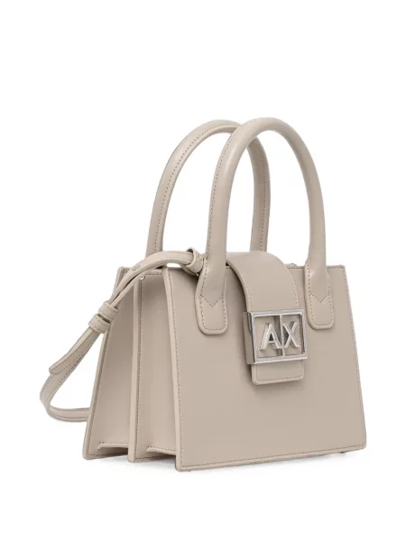 Geantă shopper Armani Exchange cu autograf