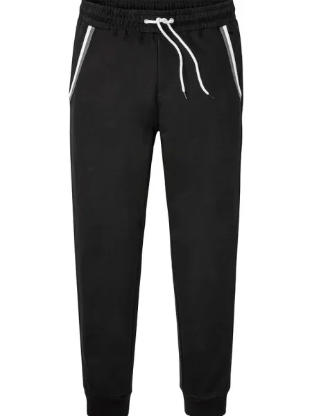 Spodnie dresowe typu joggery regular fit straight czarne