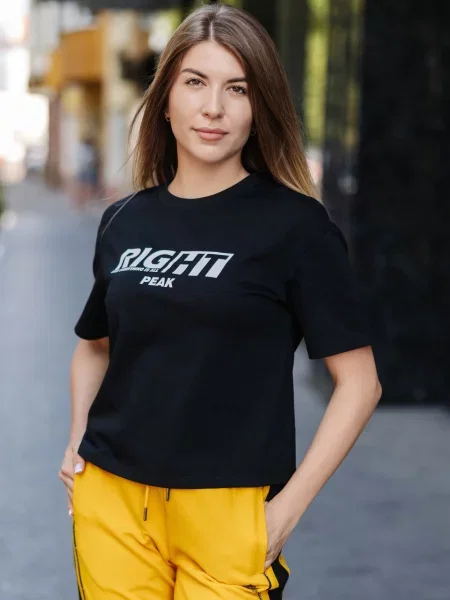 Футболка Peak черная