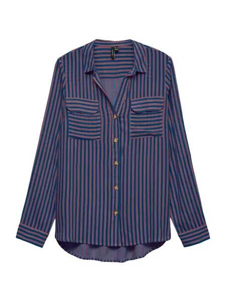 VERO MODA Bluză VMBumpy închis / mauve albastru