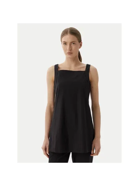 Max Mara Beachwear Top Regular Fit crna