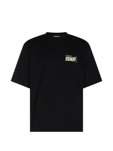 Tricou Off-white cu imagine alb