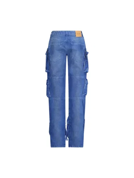 Długie jeansy The Attico niebieskie