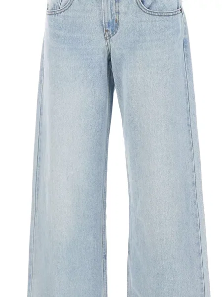 Szerokie jeansy Levi's niebieskie