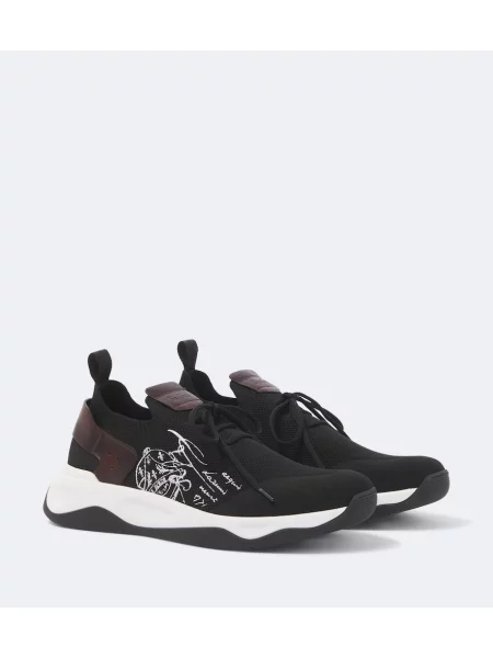 Sneakerși Berluti din piele negru