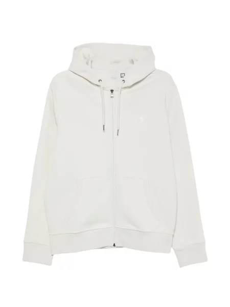 Суичър с качулка Polo Ralph Lauren бродиран кафяво
