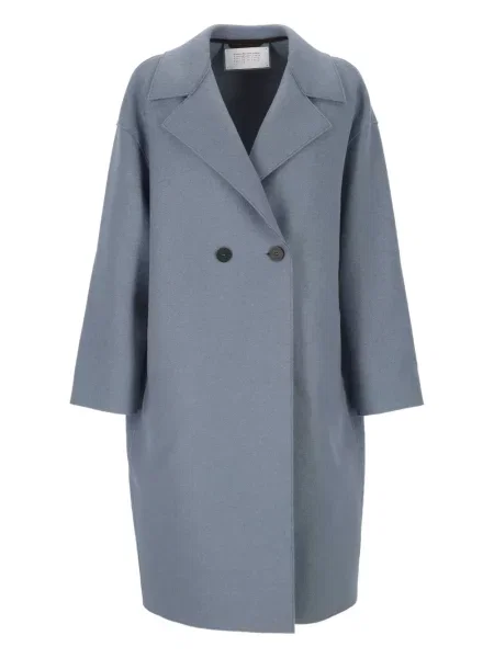 Płaszcz Harris Wharf London dwurzędowy szary