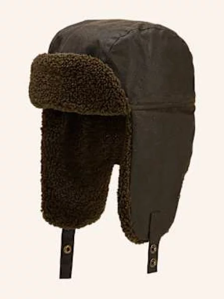 Barbour Czapka Morar Wax gruen zielona