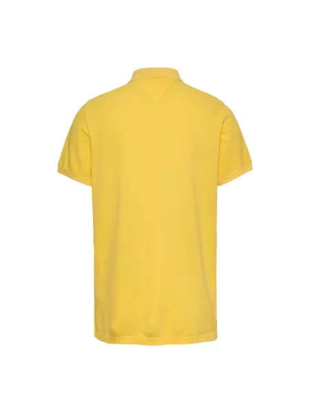Tommy Jeans polo gładki żółty