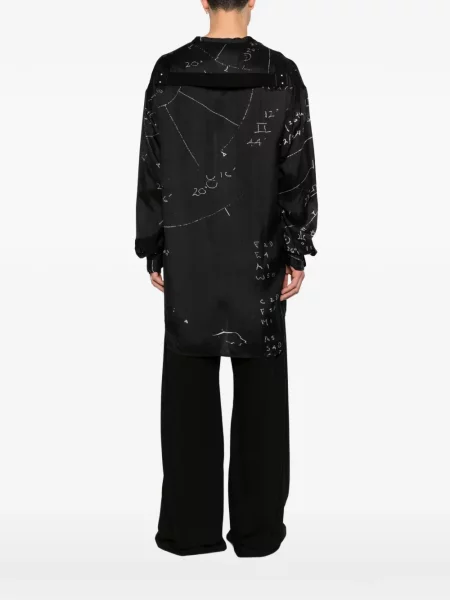 Grafički košulja Rick Owens s printom crna