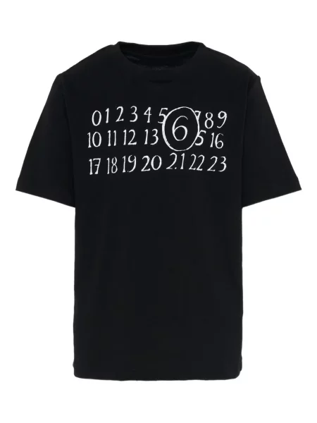 Dětské tričko Mm6 Maison Margiela černé