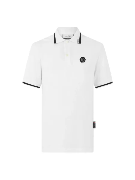 Koszulka polo Philipp Plein z logo biała