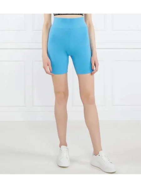 Calvin Klein Jeans pantaloni scurți biker logo tape milano albastru