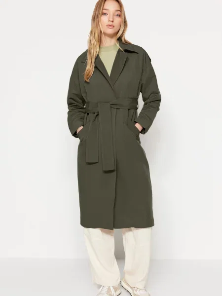 Trenčkot Trendyol rjava