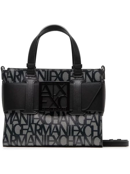 ARMANI EXCHANGE Kabelka světle béžová černá